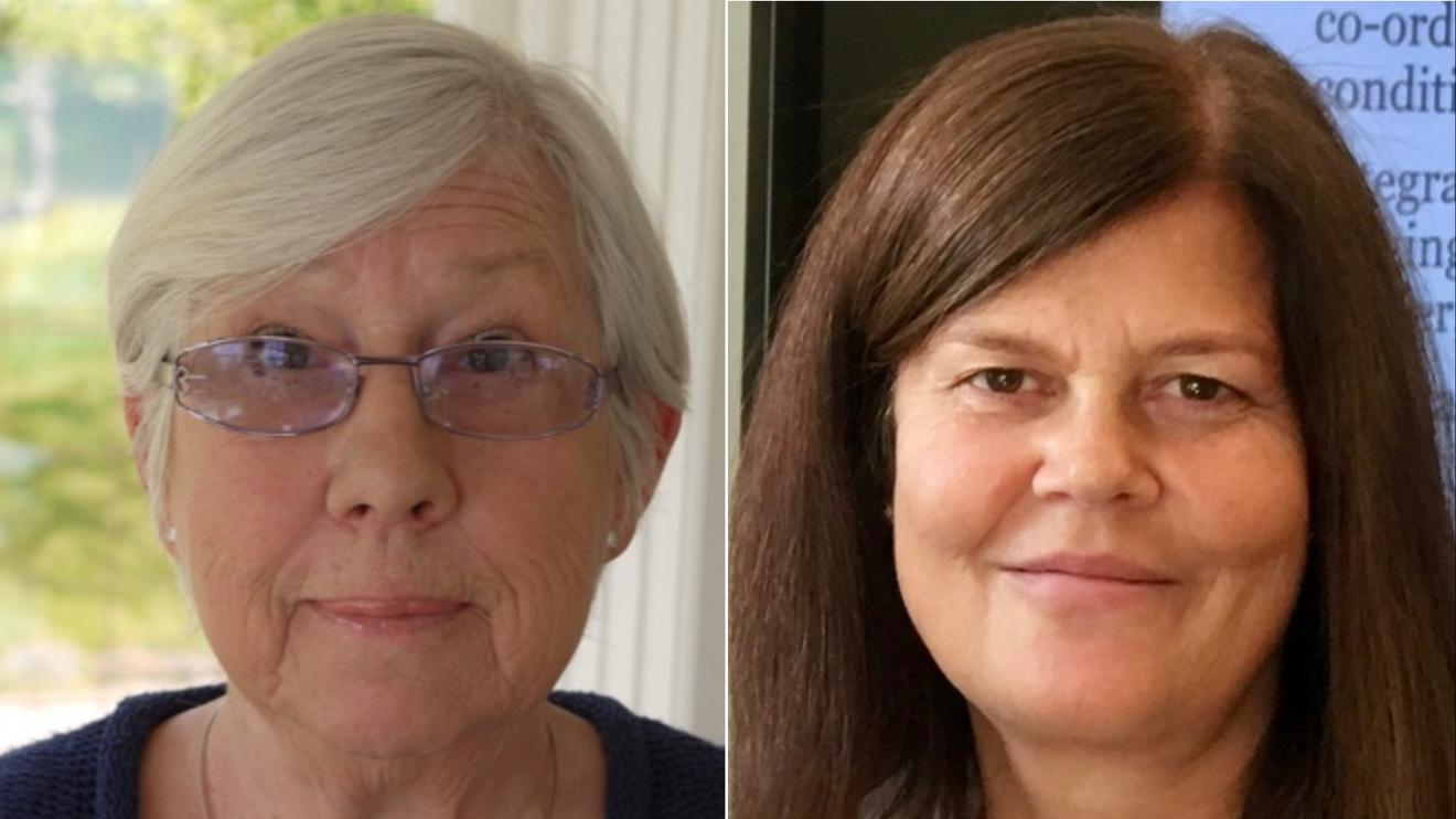 Margareta Haag och Catharina Barkman.
